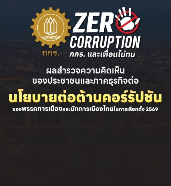 ข้อมูลจากการสำรวจทั่วประเทศสะท้อนบทบาทของนโยบายความซื่อสัตย์และความรับผิดชอบทางการเมือง ที่มีอิทธิพลต่อการตัดสินใจของผู้มีสิทธิเลือกตั้งและภาคธุรกิจในการเลือกตั้งทั่วไปปี 2569