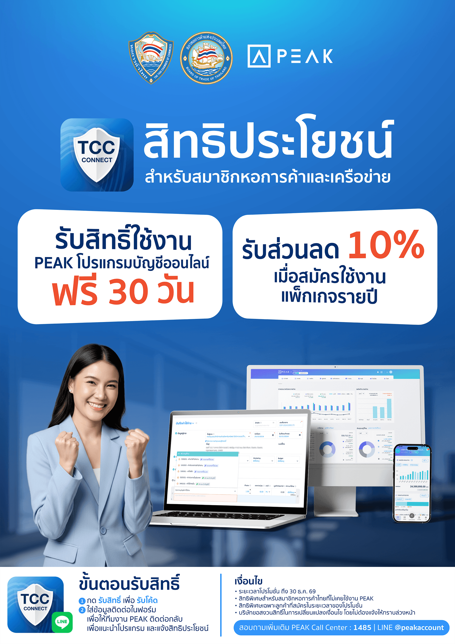 PEAK โปรแกรมบัญชีออนไลน์