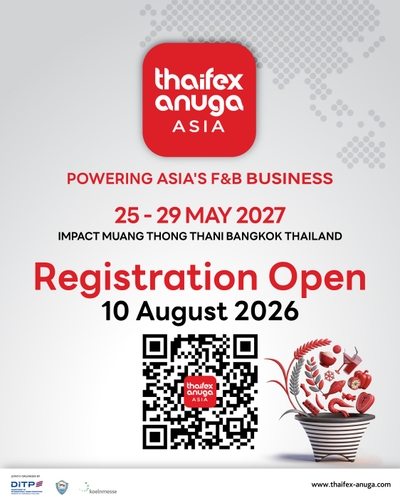 THAIFEX – ANUGA ASIA 2027 เปิดรับสมัครผู้ประกอบการ