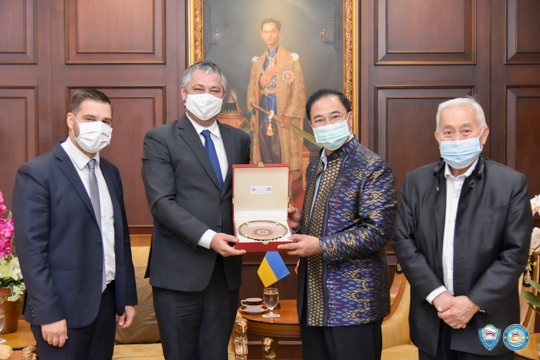 หอการค้าไทย ให้การต้อนรับ H.E. Mr. Andrii Beshta เอกอัครราชทูตยูเครนประจำประเทศไทย