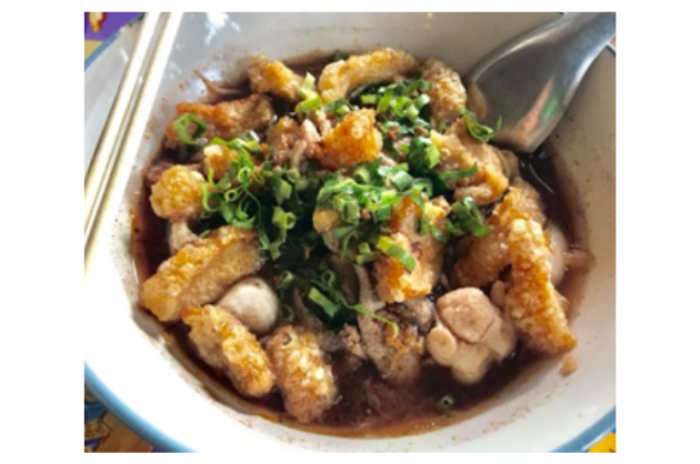 ก๋วยเตี๋ยวเรือกากหมู : สุราษฎร์ธานี