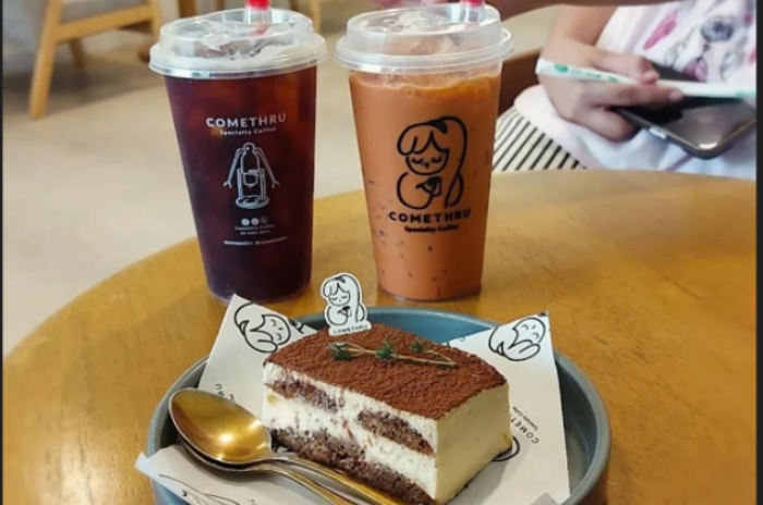 ร้านกาแฟ comethru specialty coffee : ระยอง