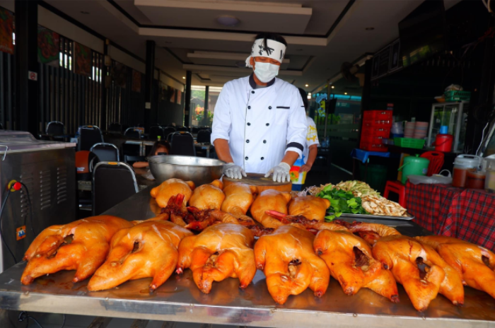 ร้านจ่าบราวน์ ลาบเป็ด : ขอนแก่น